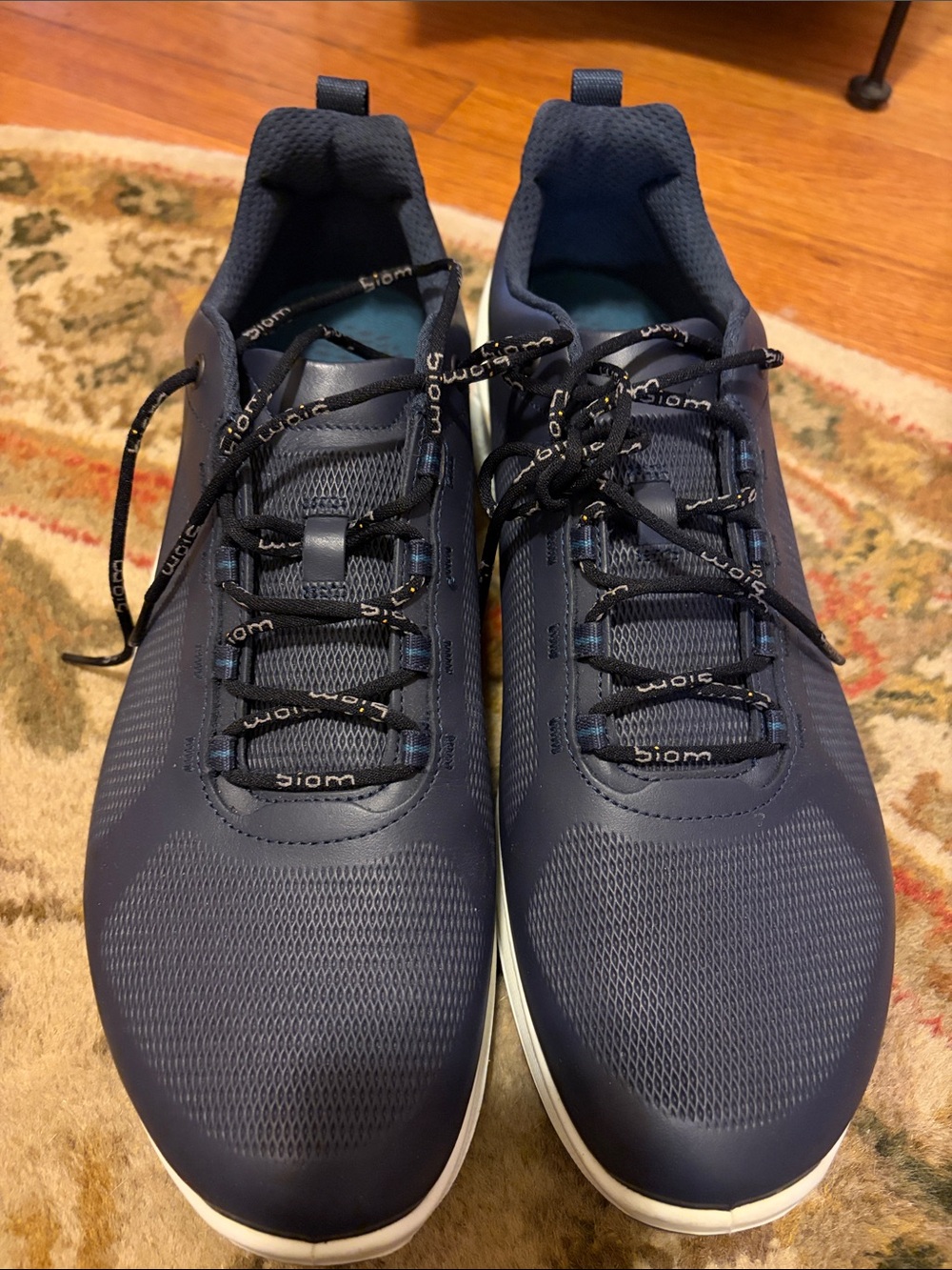 Ecco Men's Navy Blue Athletic Sneakers 46